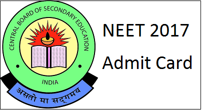 neet 2017 admit card